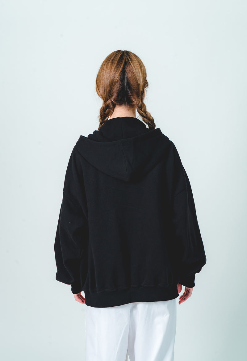 [IN STOCK] Black Ghosts Zip Hoodie